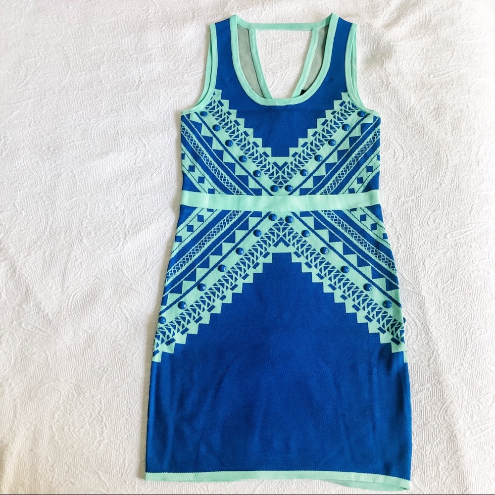 ❌SOLD❌ EUC Blue Bodycon Dress